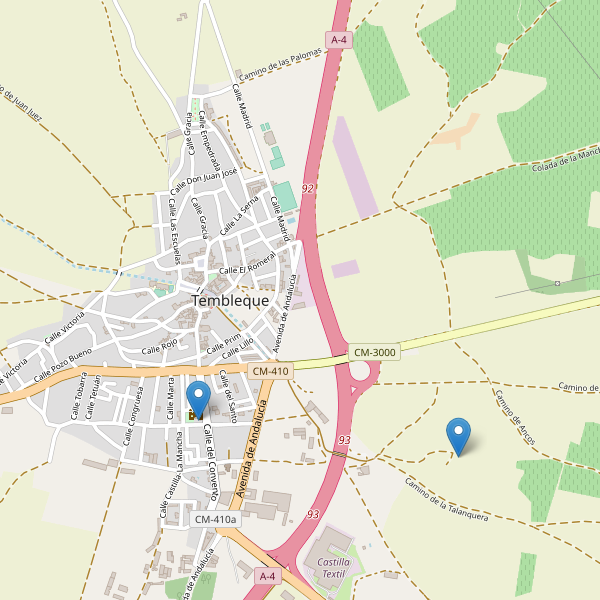 Mapa de monumentos en Tembleque Thumbnail