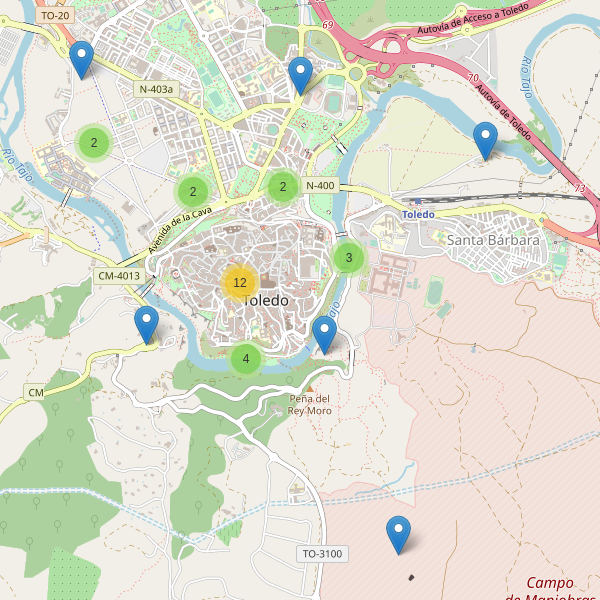 Mapa de monumentos en Toledo Thumbnail