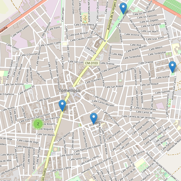 Mapa de monumentos en Tomelloso Thumbnail
