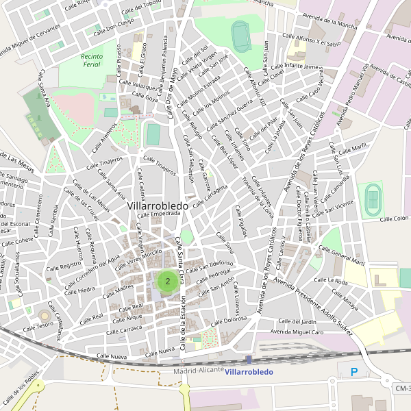 Mapa de monumentos en Villarrobledo Thumbnail