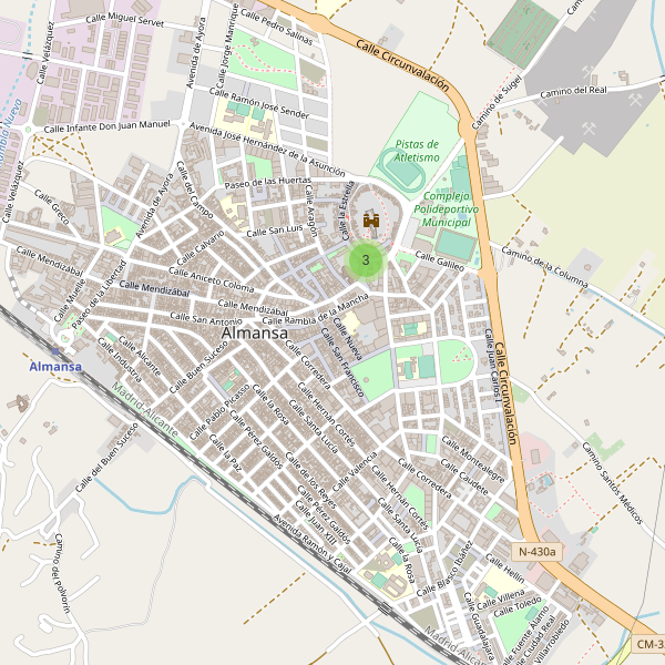 Thumbnail Mapa de museos en Almansa