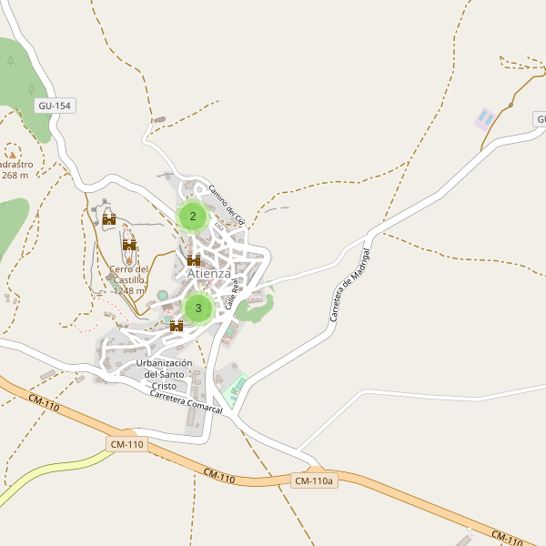 Thumbnail Mapa de museos en Atienza