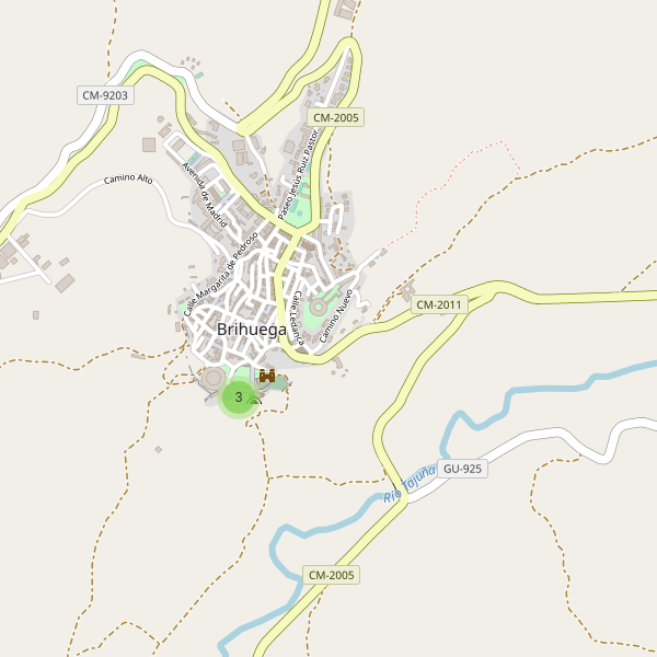 Thumbnail Mapa de museos en Brihuega