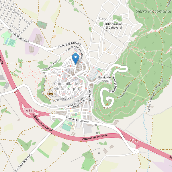 Thumbnail Mapa de museos en Chinchilla de Montearagón