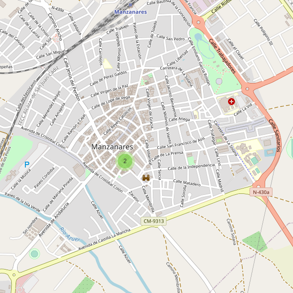 Thumbnail Mapa de museos en Manzanares