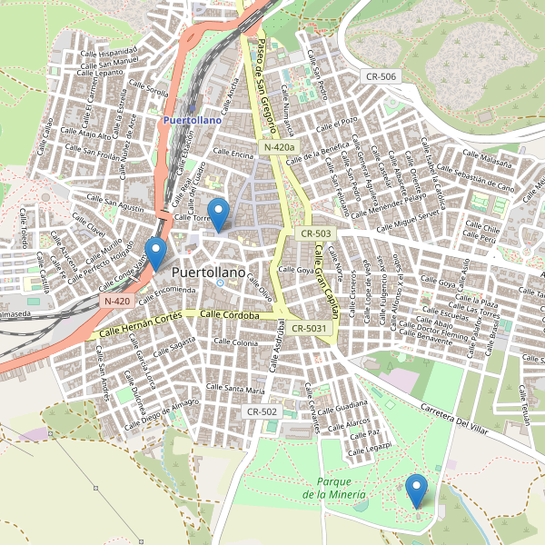 Thumbnail Mapa de museos en Puertollano