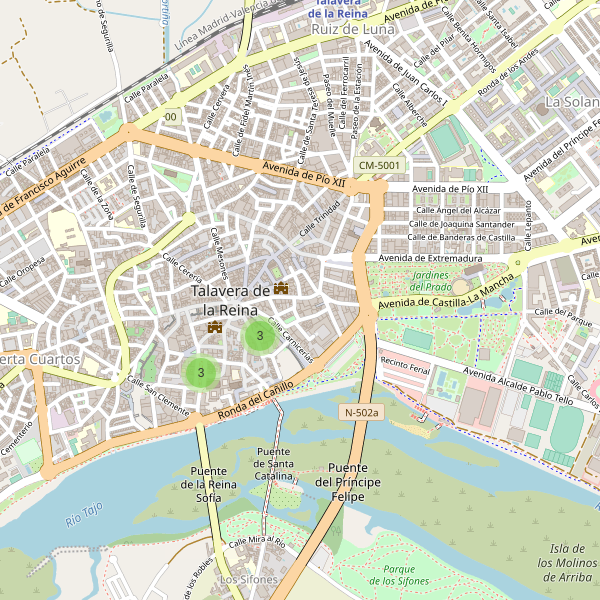 Thumbnail Mapa de museos en Talavera de la Reina