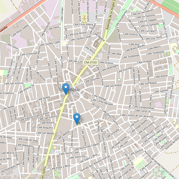 Thumbnail Mapa de museos en Tomelloso