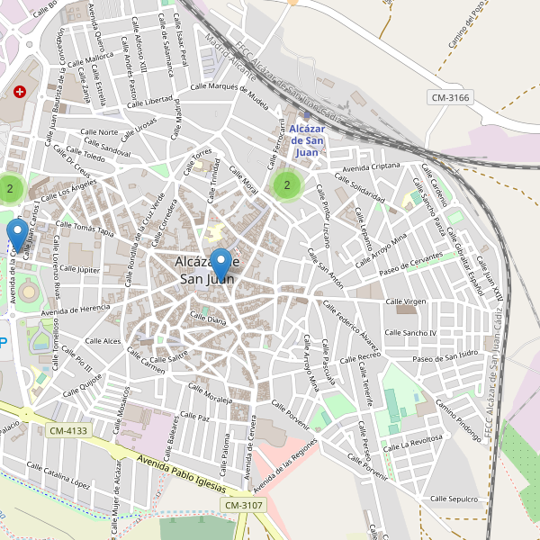 Thumbnail Mapa de restaurantes en Alcázar de San Juan