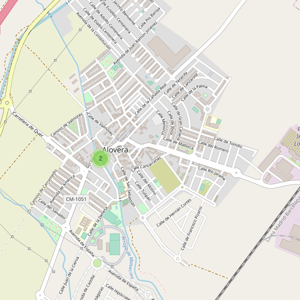 Thumbnail Mapa de restaurantes en Alovera