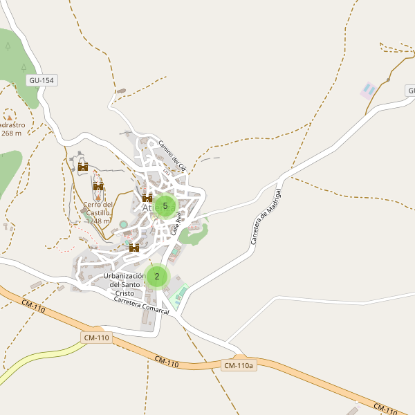 Thumbnail Mapa de restaurantes en Atienza