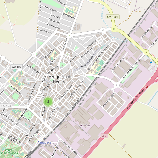 Thumbnail Mapa de restaurantes en Azuqueca de Henares