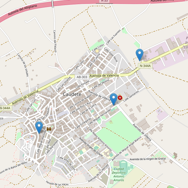 Thumbnail Mapa de restaurantes en Caudete