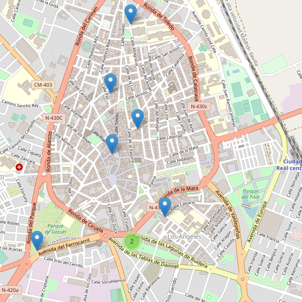 Thumbnail Mapa de restaurantes en Ciudad Real