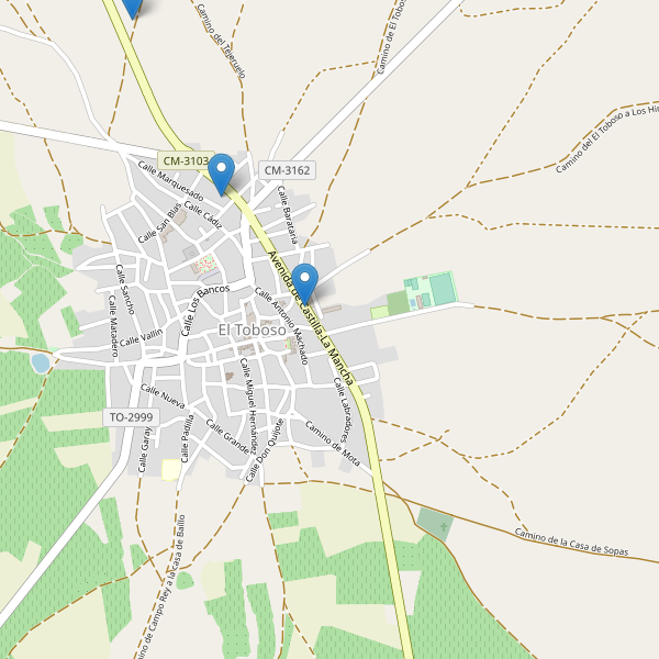 Thumbnail Mapa de restaurantes en El Toboso