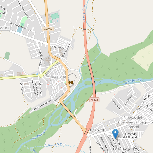 Thumbnail Mapa de restaurantes en Escalona (TO)