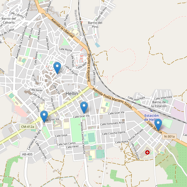 Thumbnail Mapa de restaurantes en Hellín