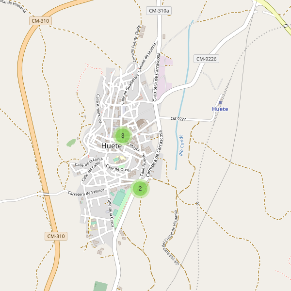 Thumbnail Mapa de restaurantes en Huete