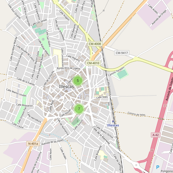 Thumbnail Mapa de restaurantes en Illescas