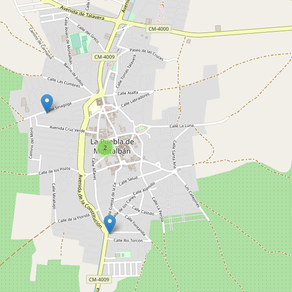 Thumbnail Mapa de restaurantes en La Puebla de Montalbán