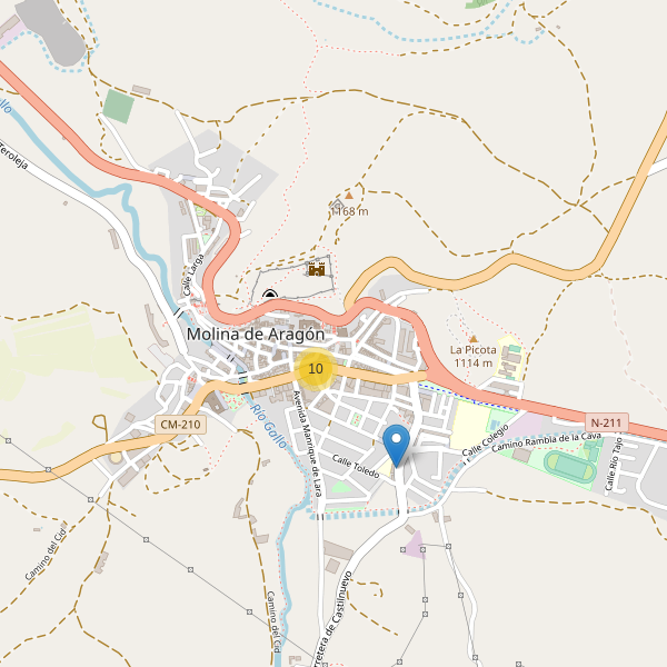 Thumbnail Mapa de restaurantes en Molina de Aragón