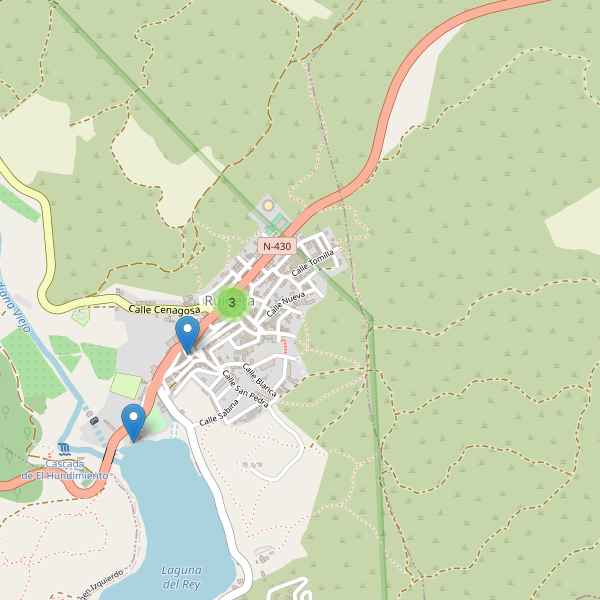 Thumbnail Mapa de restaurantes en Ruidera