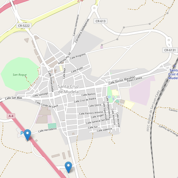 Thumbnail Mapa de restaurantes en Santa Cruz de Mudela