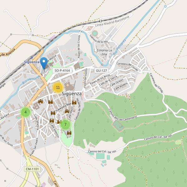 Thumbnail Mapa de restaurantes en Sigüenza