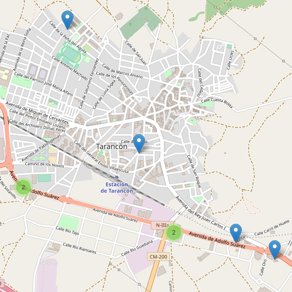 Thumbnail Mapa de restaurantes en Tarancón