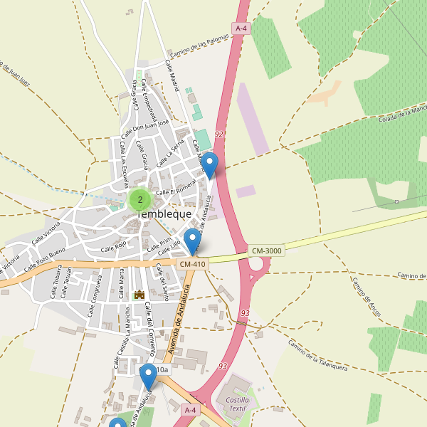 Thumbnail Mapa de restaurantes en Tembleque