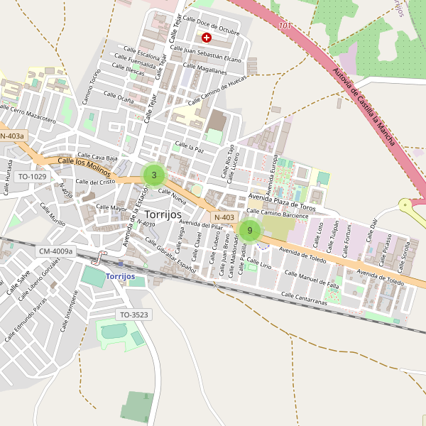 Thumbnail Mapa de restaurantes en Torrijos