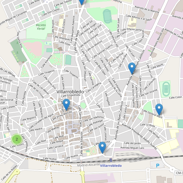 Thumbnail Mapa de restaurantes en Villarrobledo