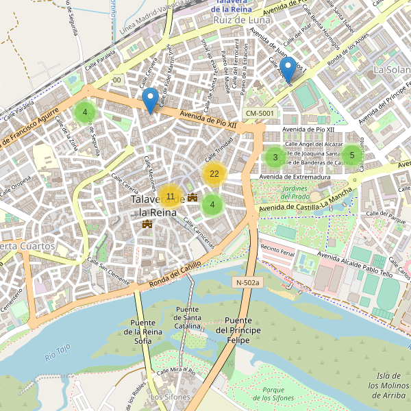 Mapa de ropa en Talavera de la Reina Thumbnail