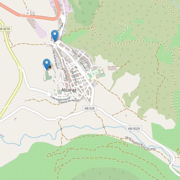 Mapa de sitios-arqueologicos en Alcaraz Thumbnail