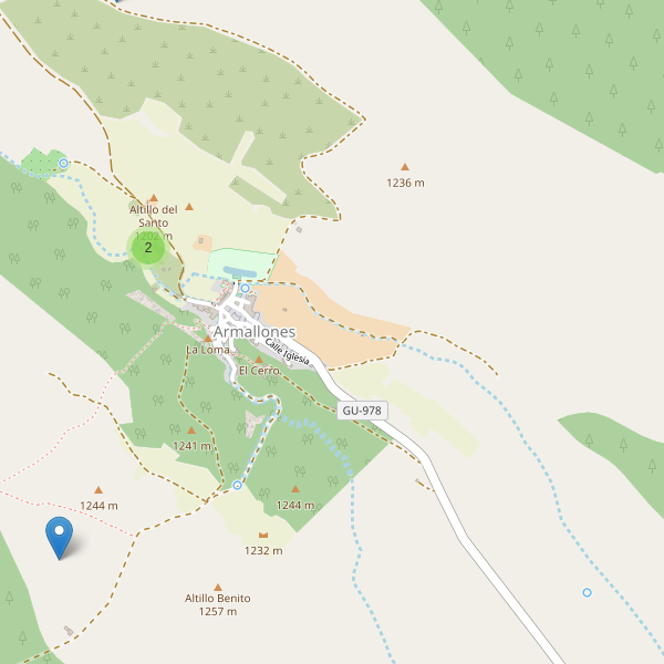 Mapa de sitios-arqueologicos en Armallones Thumbnail