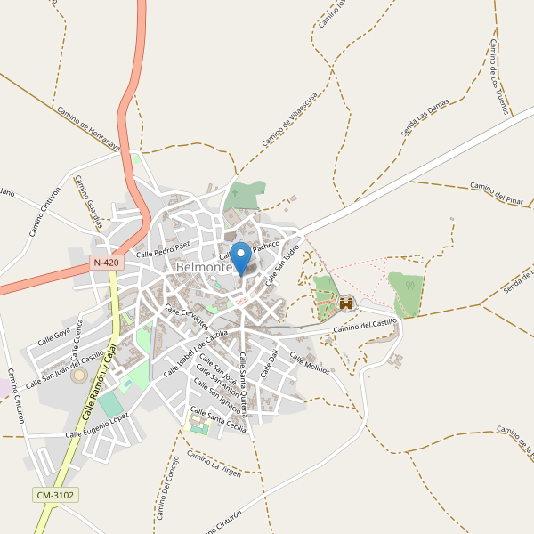 Mapa de sitios-arqueologicos en Belmonte (CU) Thumbnail