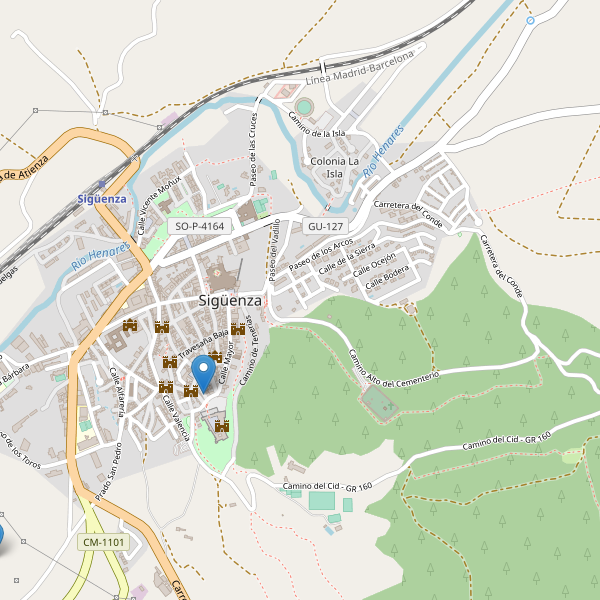 Mapa de sitios-arqueologicos en Sigüenza Thumbnail