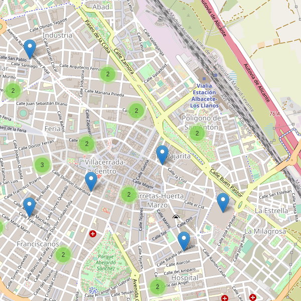 Thumbnail Mapa de supermercados en Albacete