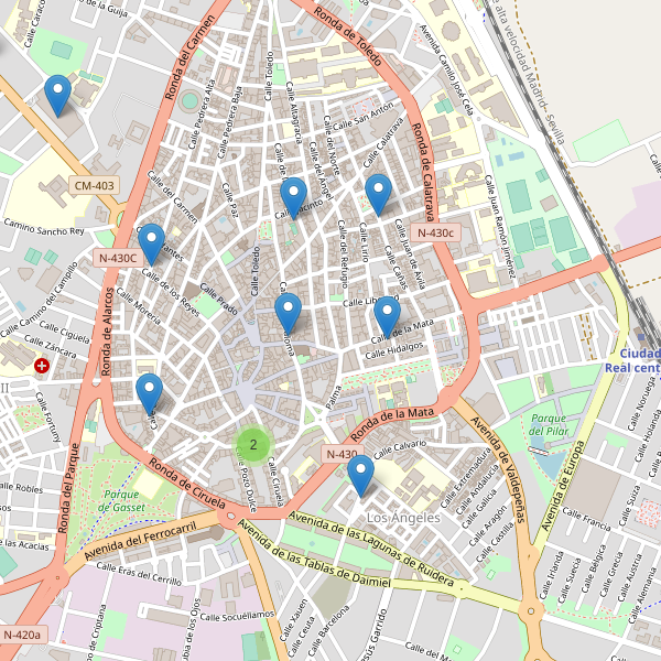 Thumbnail Mapa de supermercados en Ciudad Real