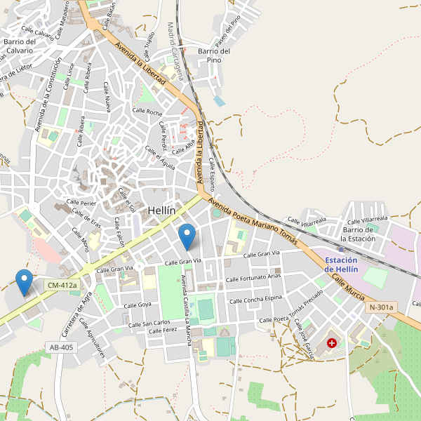 Thumbnail Mapa de supermercados en Hellín