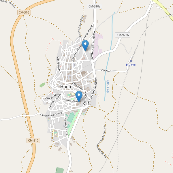 Thumbnail Mapa de supermercados en Huete