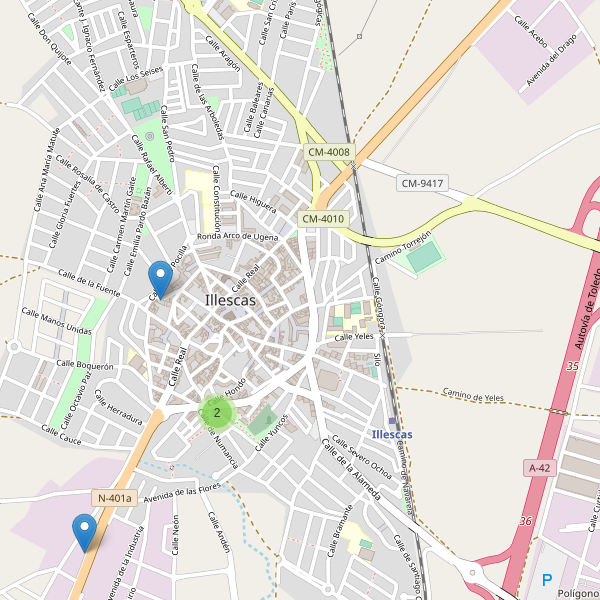 Thumbnail Mapa de supermercados en Illescas