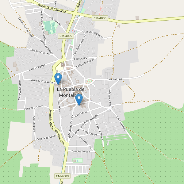 Thumbnail Mapa de supermercados en La Puebla de Montalbán