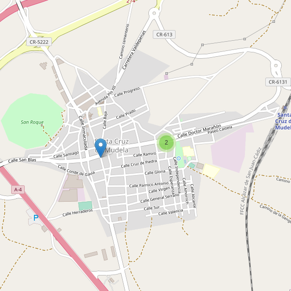 Thumbnail Mapa de supermercados en Santa Cruz de Mudela