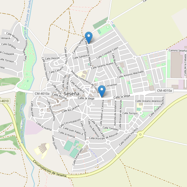 Thumbnail Mapa de supermercados en Seseña