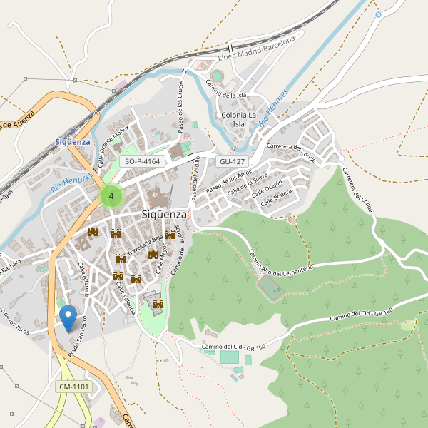 Thumbnail Mapa de supermercados en Sigüenza