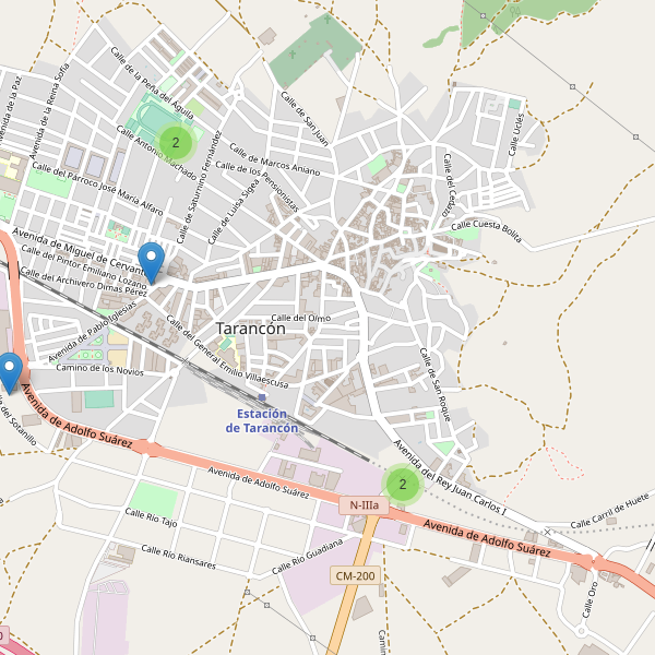 Thumbnail Mapa de supermercados en Tarancón