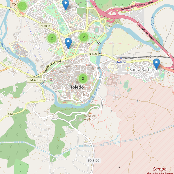 Thumbnail Mapa de supermercados en Toledo