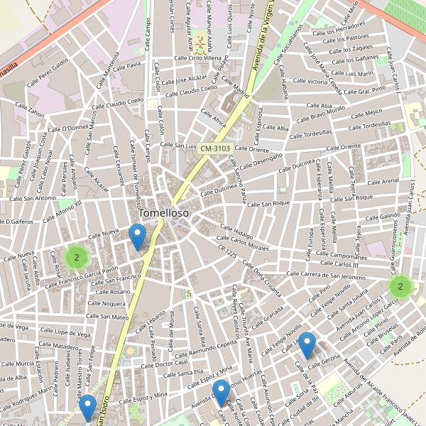 Thumbnail Mapa de supermercados en Tomelloso