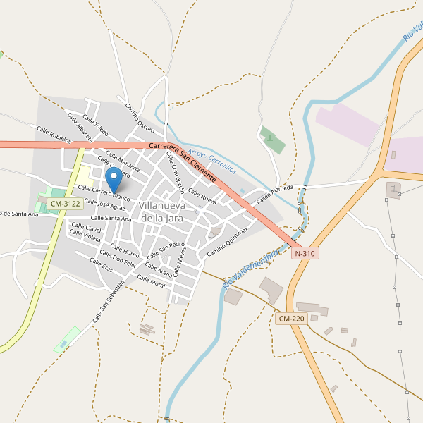 Thumbnail Mapa de supermercados en Villanueva de la Jara